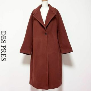 定価8.3万】DES PRES デプレ ウールダブルモッサラペルカラーコート-