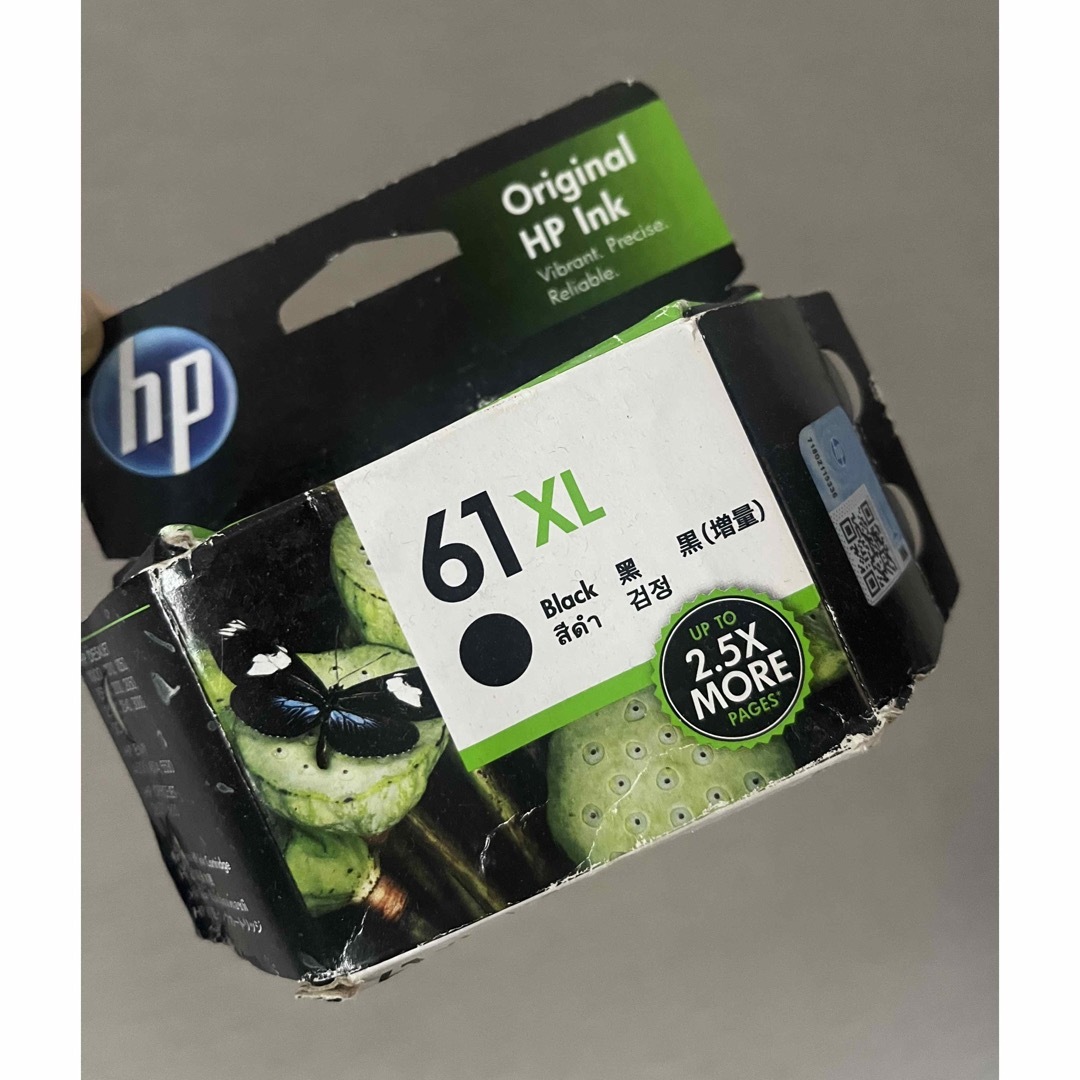 HP(ヒューレットパッカード)のOriginal HP Ink 61XL 黒増量インク インテリア/住まい/日用品のオフィス用品(オフィス用品一般)の商品写真