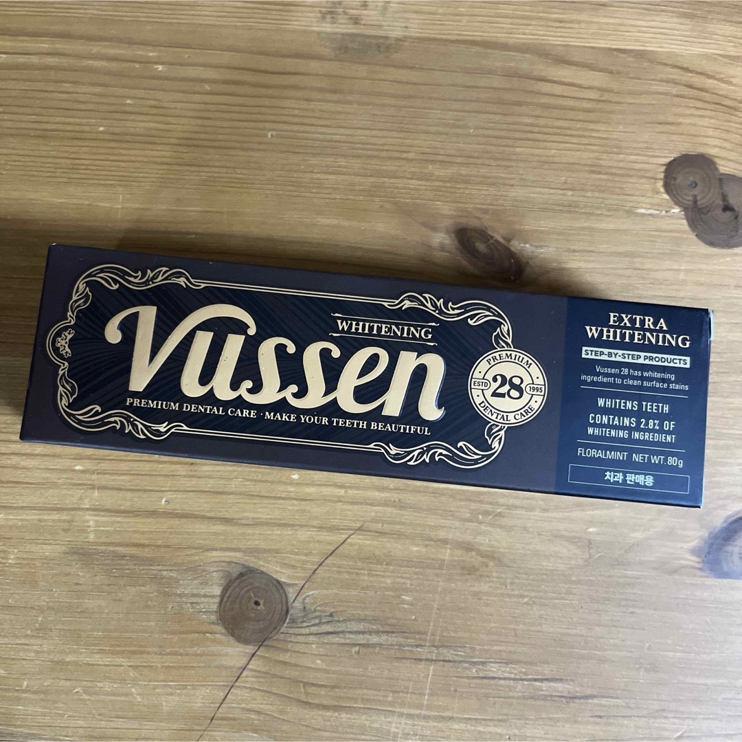 vussen ホワイトニング　歯磨き粉　ビューセン　28 韓国 80g コスメ/美容のオーラルケア(歯磨き粉)の商品写真