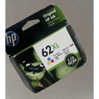 ヒューレットパッカード(HP)のOriginal HP Ink 62XL 3色カラー増量インク(オフィス用品一般)