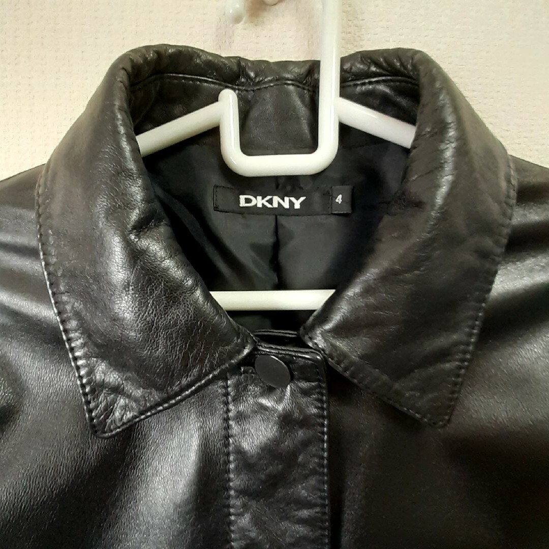 お値下げ♥️DKNY レザージャケット黒 7