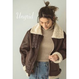 アングリッド(Ungrid)のUngrid フェイクムートンボアブルゾン moussy  SLY(ムートンコート)