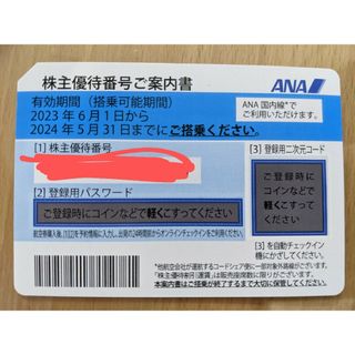 エーエヌエー(ゼンニッポンクウユ)(ANA(全日本空輸))の株主優待券　ANA 2024/5/31まで(航空券)