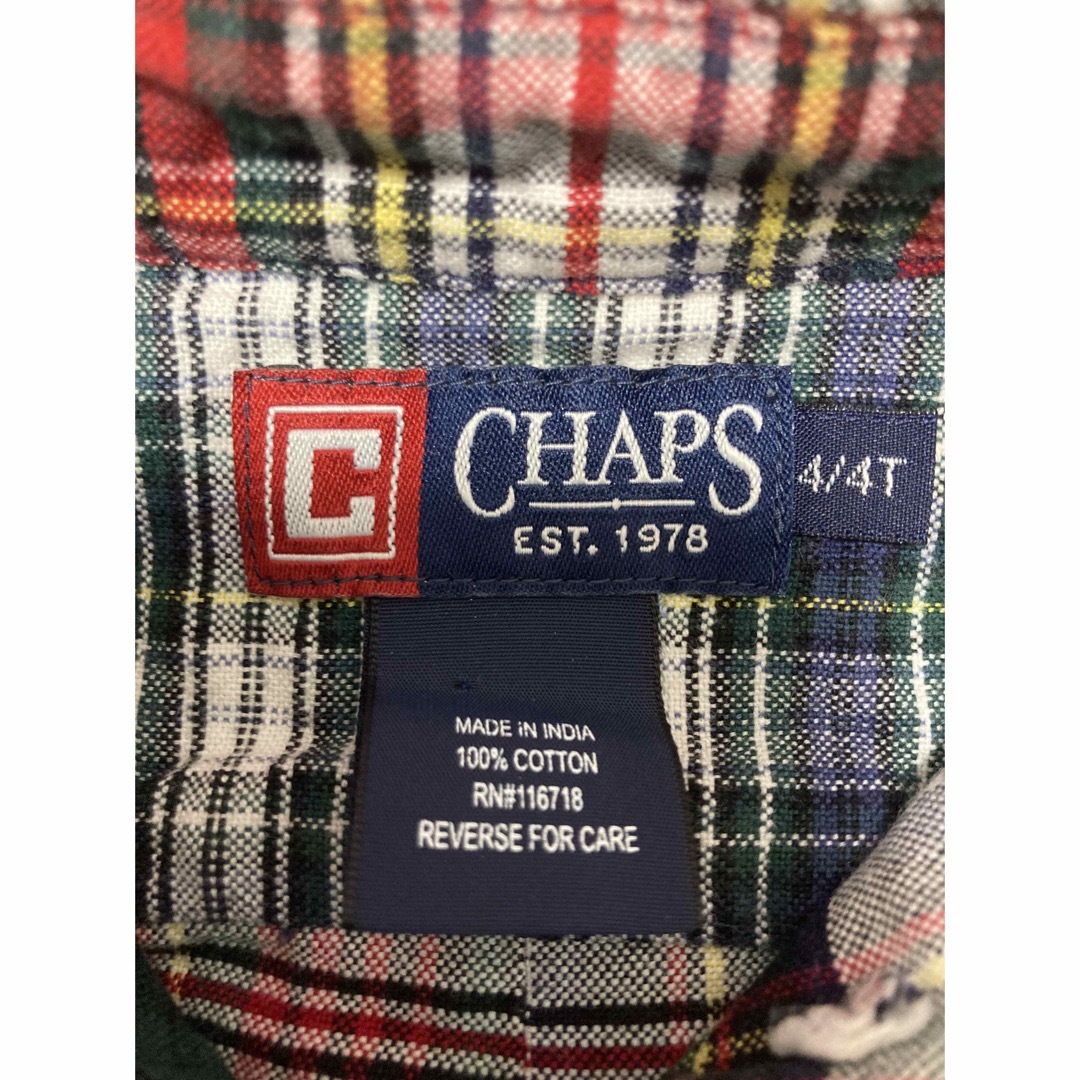 CHAPS(チャップス)の［CHAPS］シャツ キッズ/ベビー/マタニティのキッズ服男の子用(90cm~)(ブラウス)の商品写真