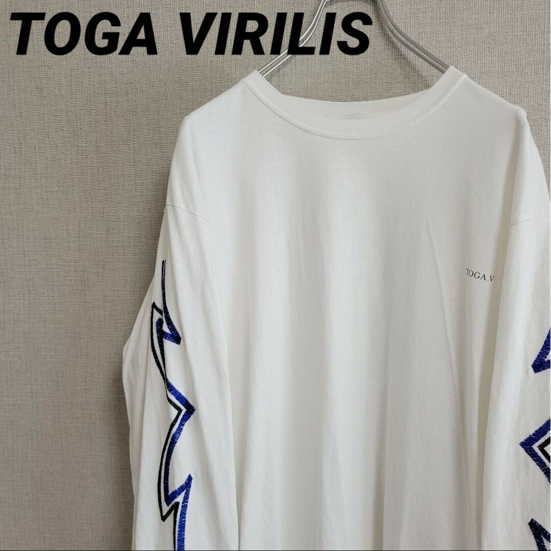 TOGA VIRILIS “Embroidery” L/S Tシャツ