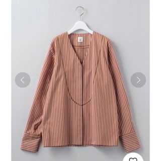 ロク(6 (ROKU))の＜6(ROKU)＞Ⅴ NECK PICO SHIRT/シャツ(シャツ/ブラウス(長袖/七分))