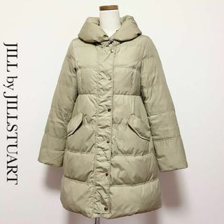 ジルスチュアート(JILLSTUART)のJILL by JILLSTUART ビジュー装飾 フレアシルエットダウンコート(ダウンコート)