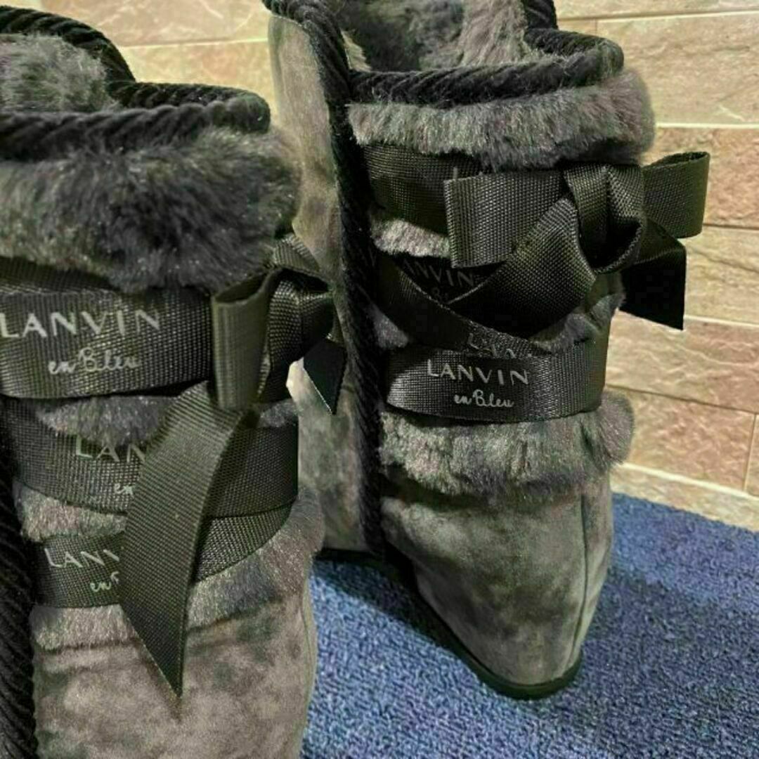 LANVIN - 未使用に近い LANVIN ランバン ショートブーツ 靴の通販 by