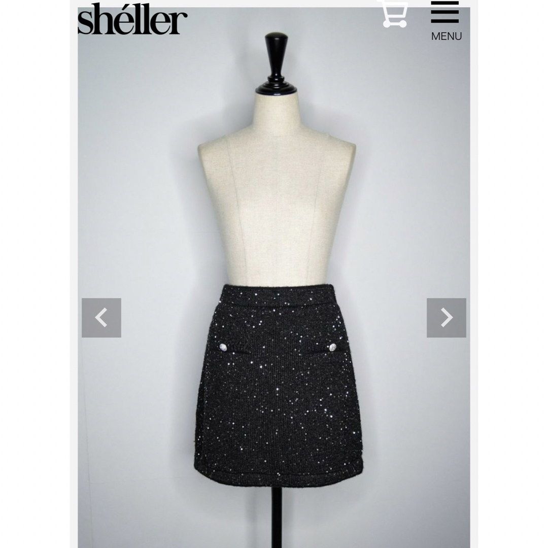 sheller Jewelニットミニスカート