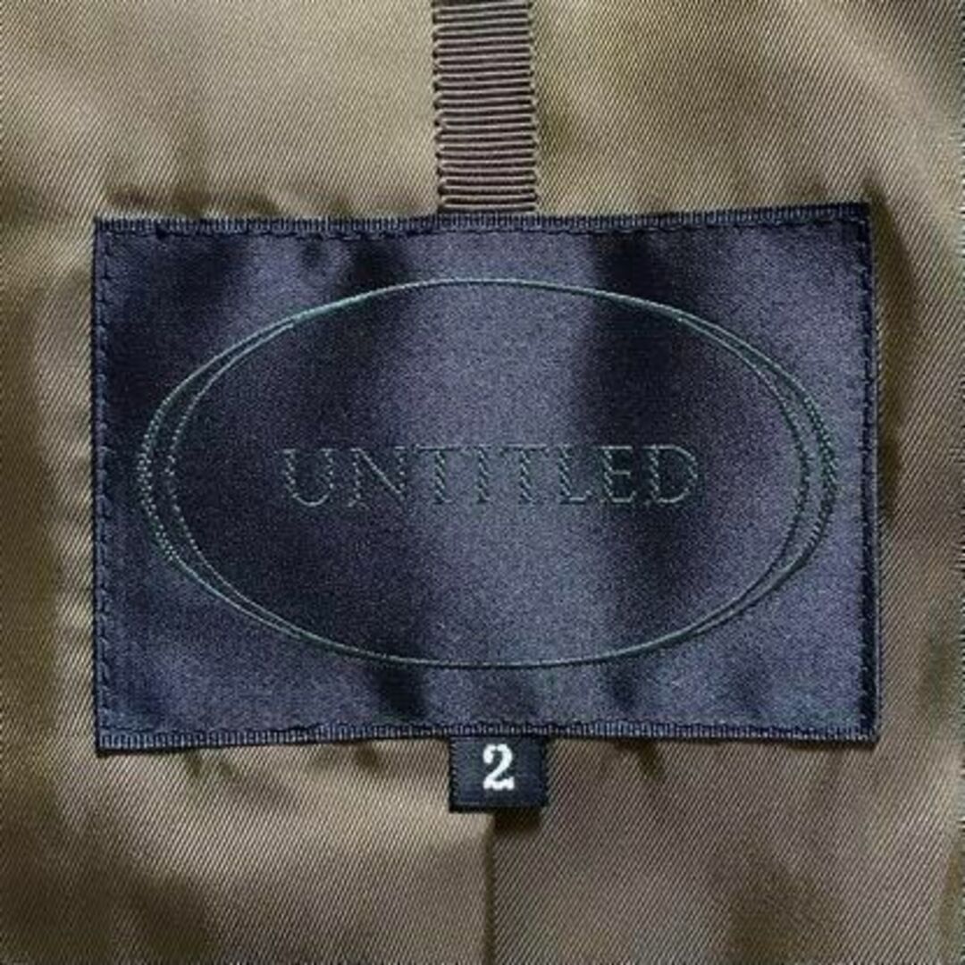 UNTITLED(アンタイトル)のUNTITLED アンタイトル ショールカラー ロング ダウンコート レディースのジャケット/アウター(ダウンコート)の商品写真