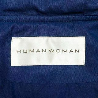 HUMAN WOMAN - HUMAN WOMAN ブルーフォックスファー フード ダウン