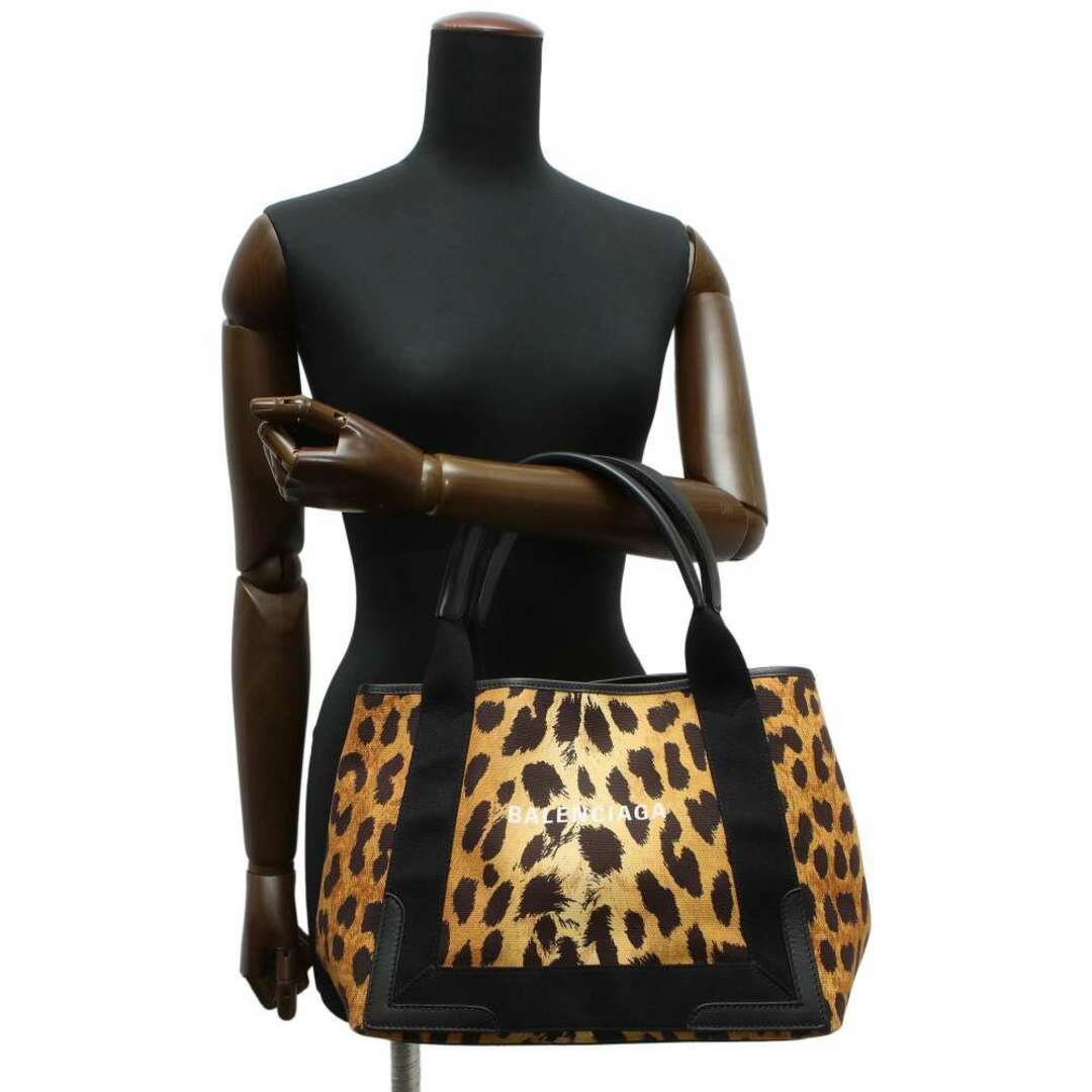 Balenciaga バレンシアガ トートバッグ ネイビーカバス S レオパード