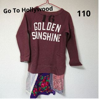 ゴートゥーハリウッド(GO TO HOLLYWOOD)の《Go To Hollywood》 チュニック トレーナー ワンピース(ワンピース)