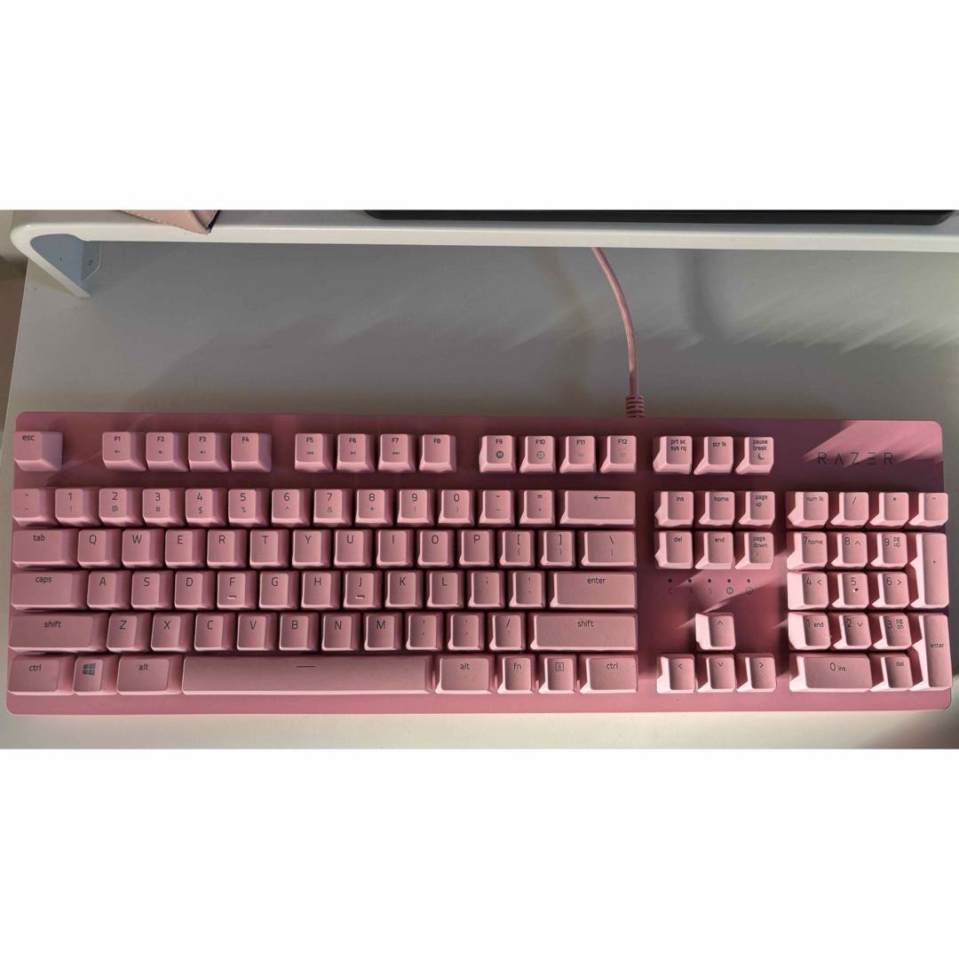 Razer Huntsman ピンク キーボード-