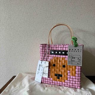 新品未使用】マルニフラワーカフェ アニマルバスケット ブラウンDOG-
