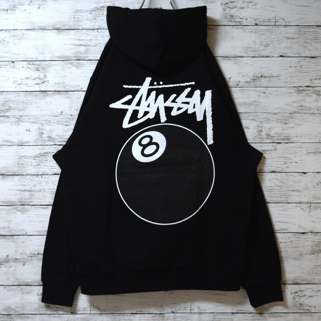 割引中！SSTUSSY 8ボールビッグロゴ スウェットパーカー  Mサイズ