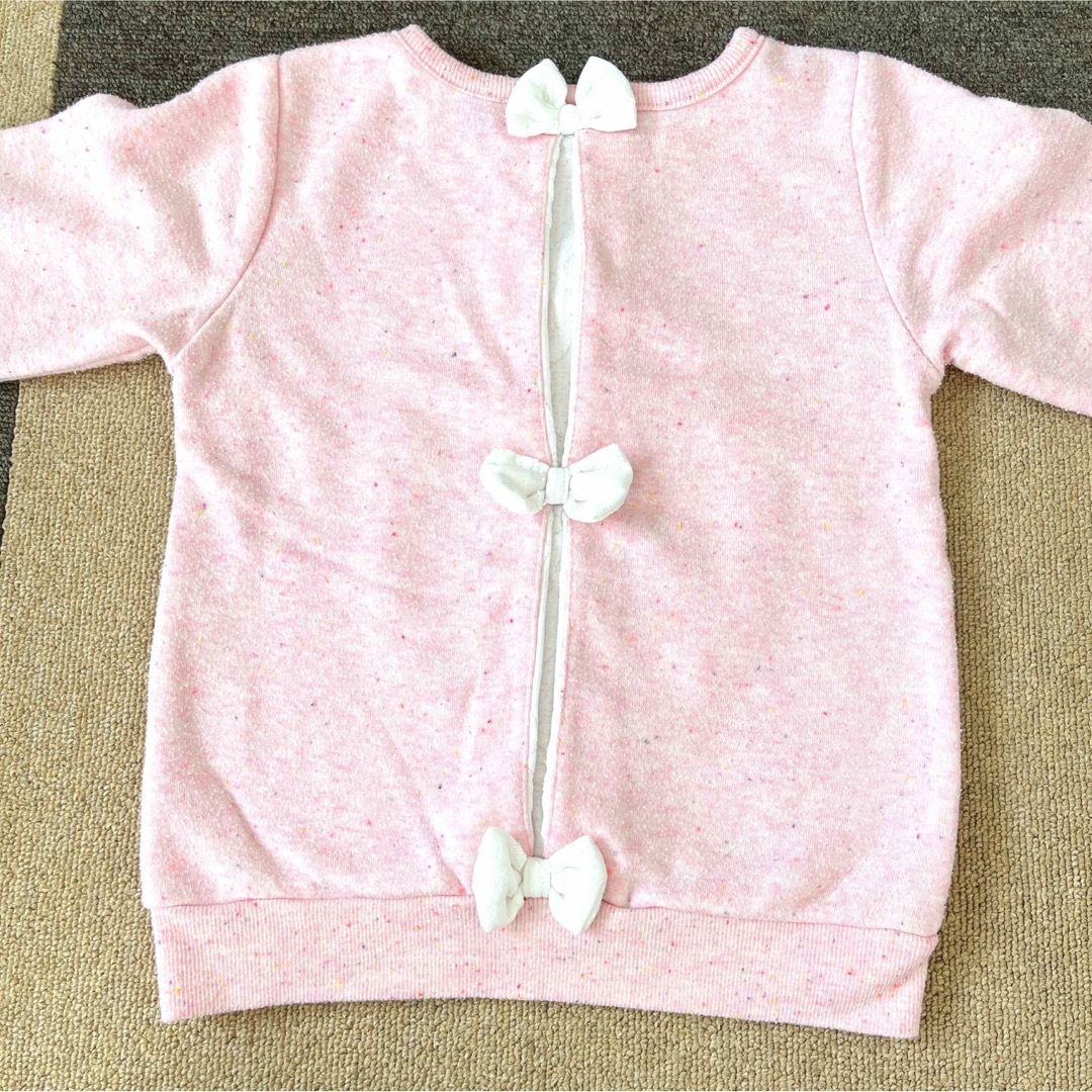 トレーナー　女の子　冬物　冬服　110 キッズ/ベビー/マタニティのキッズ服男の子用(90cm~)(Tシャツ/カットソー)の商品写真