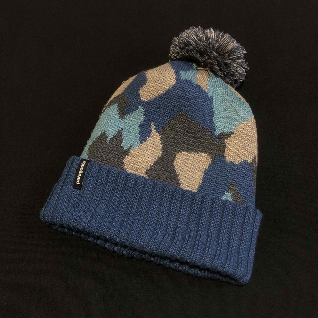 patagonia - FA18 patagonia ぽんぽんニット帽 ニットキャップ 迷彩柄