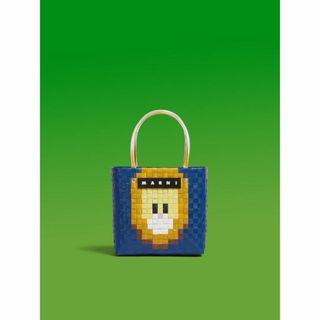 Marni - MARNI MARKET アニマルバスケット バッグ ブルーライオンの