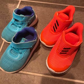 アディダス(adidas)のNIKE🌟adidas 12cmシューズ2点セット🧡(スニーカー)