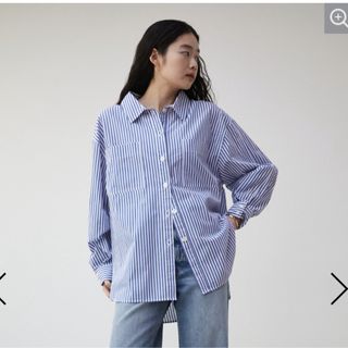 アズールバイマウジー(AZUL by moussy)のストライプシャツ(シャツ/ブラウス(長袖/七分))