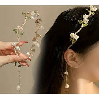 【新品未使用、一点もの、限界価格】ヘアアクセ　ブライダル　パーティ(カチューシャ)