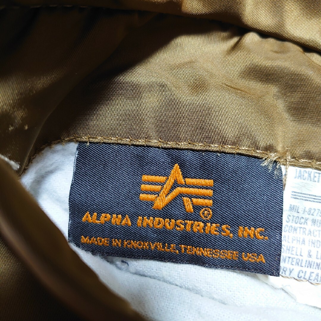 ALPHA INDUSTRIES - ☆超美品☆アルファ９０年代 ＭＡ―１ゴールド