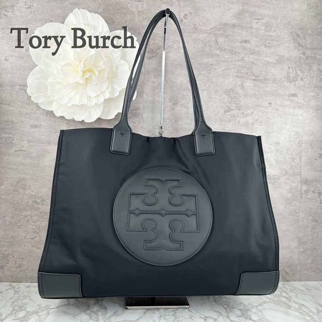 Tory Burch(トリーバーチ)の美品　トリーバーチ　エラ　トートバッグ　ナイロン　レザー レディースのバッグ(トートバッグ)の商品写真