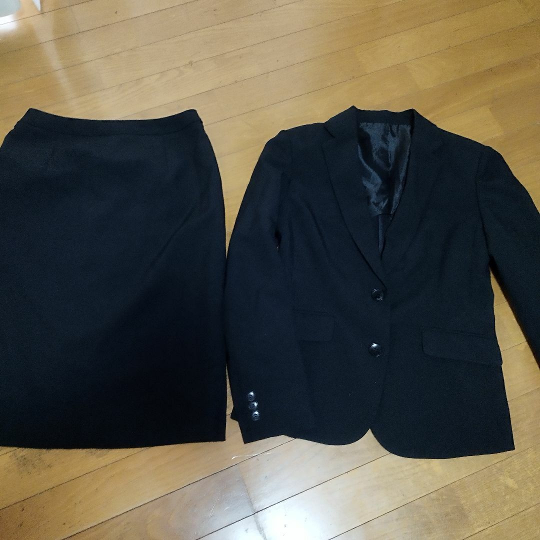 美品 9号 M イオン 黒スカートスーツ フレッシャーズ 卒業式 就活スーツ | フリマアプリ ラクマ