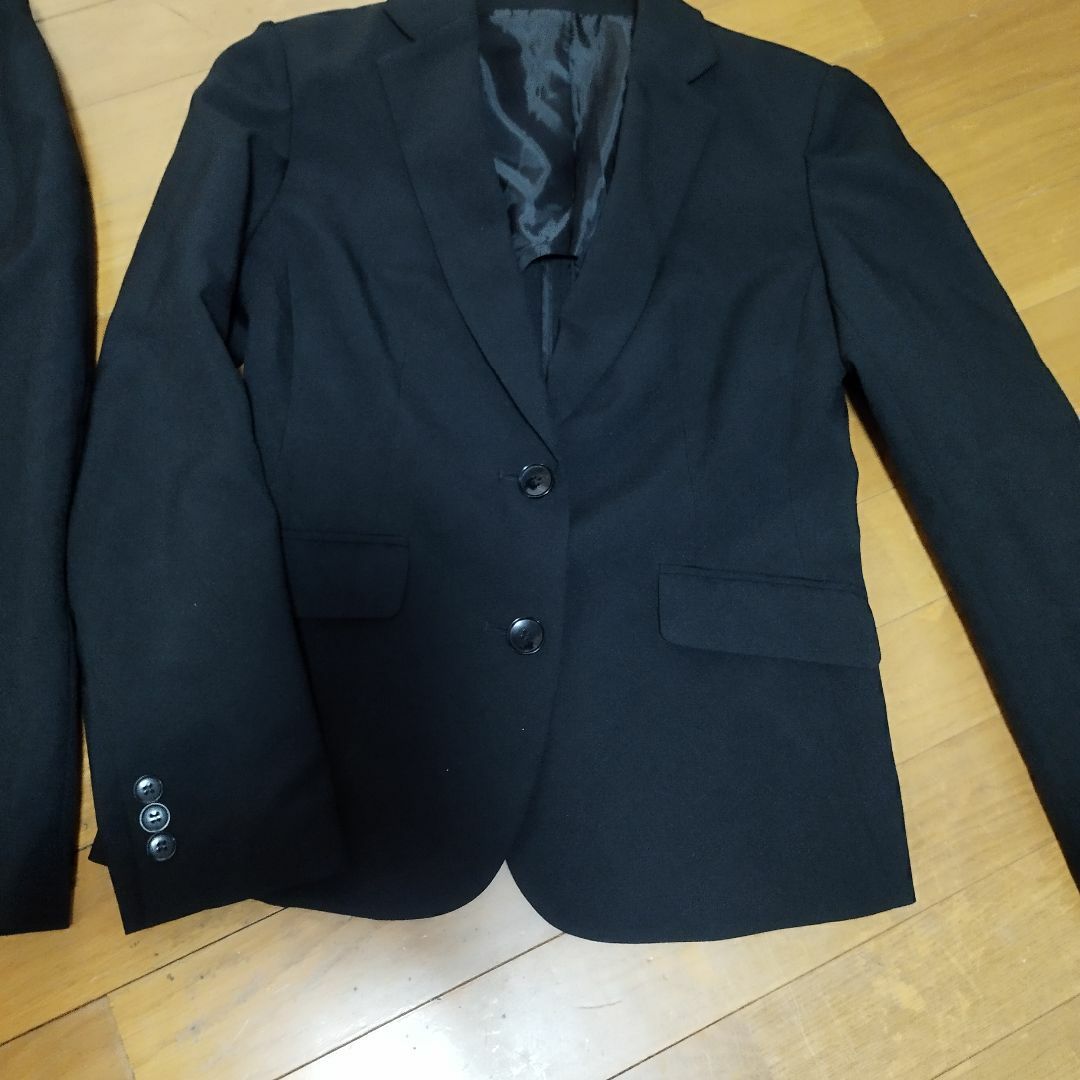 美品 9号 M イオン 黒スカートスーツ フレッシャーズ 卒業式 就活スーツ