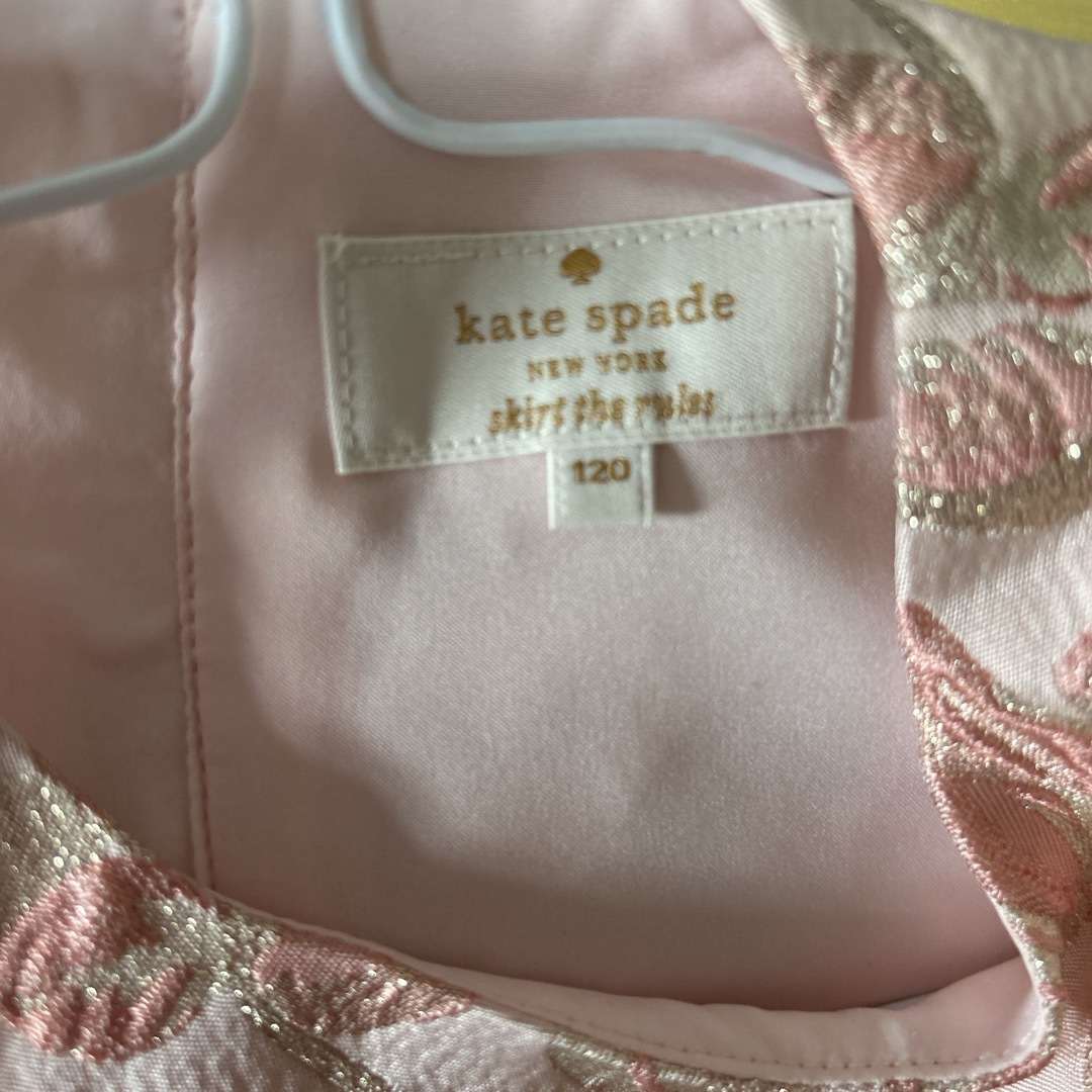 kate spade new york(ケイトスペードニューヨーク)のkate spade new york ワンピース　120 美品 キッズ/ベビー/マタニティのキッズ服女の子用(90cm~)(ワンピース)の商品写真