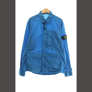 ストーンアイランド(STONE ISLAND)のストーンアイランド ナイロン メタル シャツ ジャケット XL 青 ブルー■(ブルゾン)