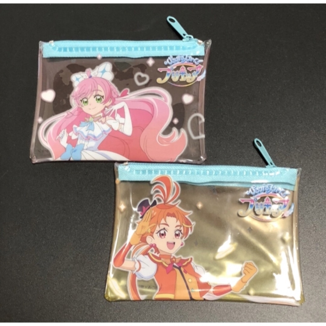 プリキュア ポーチ 2個  エンタメ/ホビーのおもちゃ/ぬいぐるみ(キャラクターグッズ)の商品写真