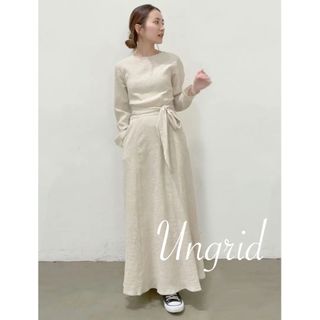 Ungrid リボンロングワンピース moussy  SLY rienda