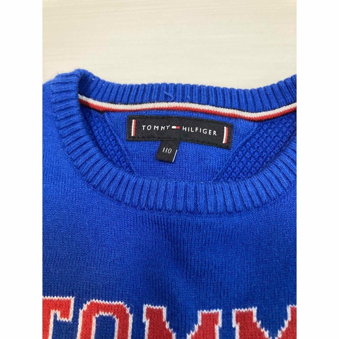 TOMMY HILFIGER(トミーヒルフィガー)のTOMMY HILFIGER ロゴニット♡ キッズ/ベビー/マタニティのキッズ服男の子用(90cm~)(ニット)の商品写真