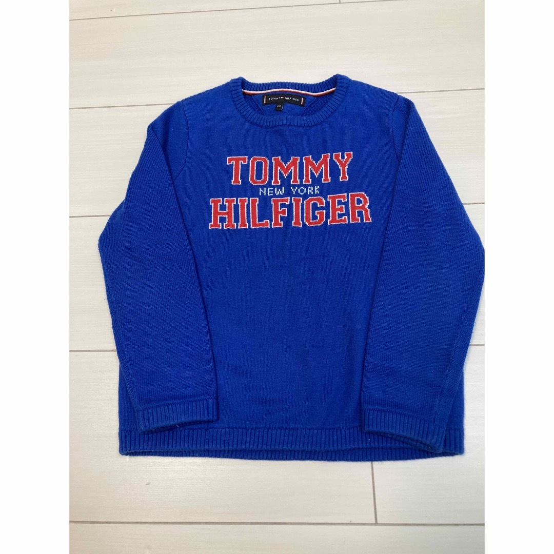 TOMMY HILFIGER(トミーヒルフィガー)のTOMMY HILFIGER ロゴニット♡ キッズ/ベビー/マタニティのキッズ服男の子用(90cm~)(ニット)の商品写真