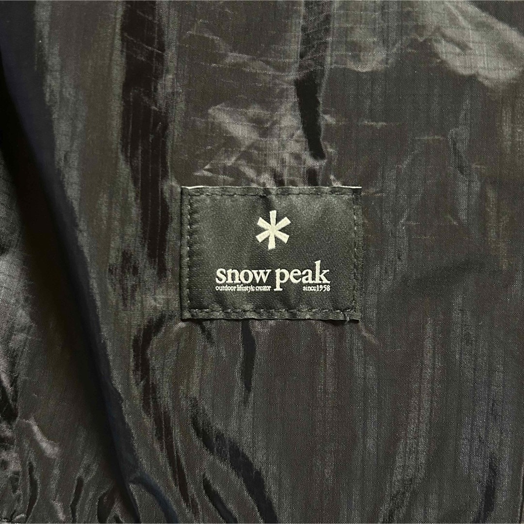 Snow Peak(スノーピーク)のスノーピーク ポケッタブル デイパック 黒 メンズのバッグ(バッグパック/リュック)の商品写真