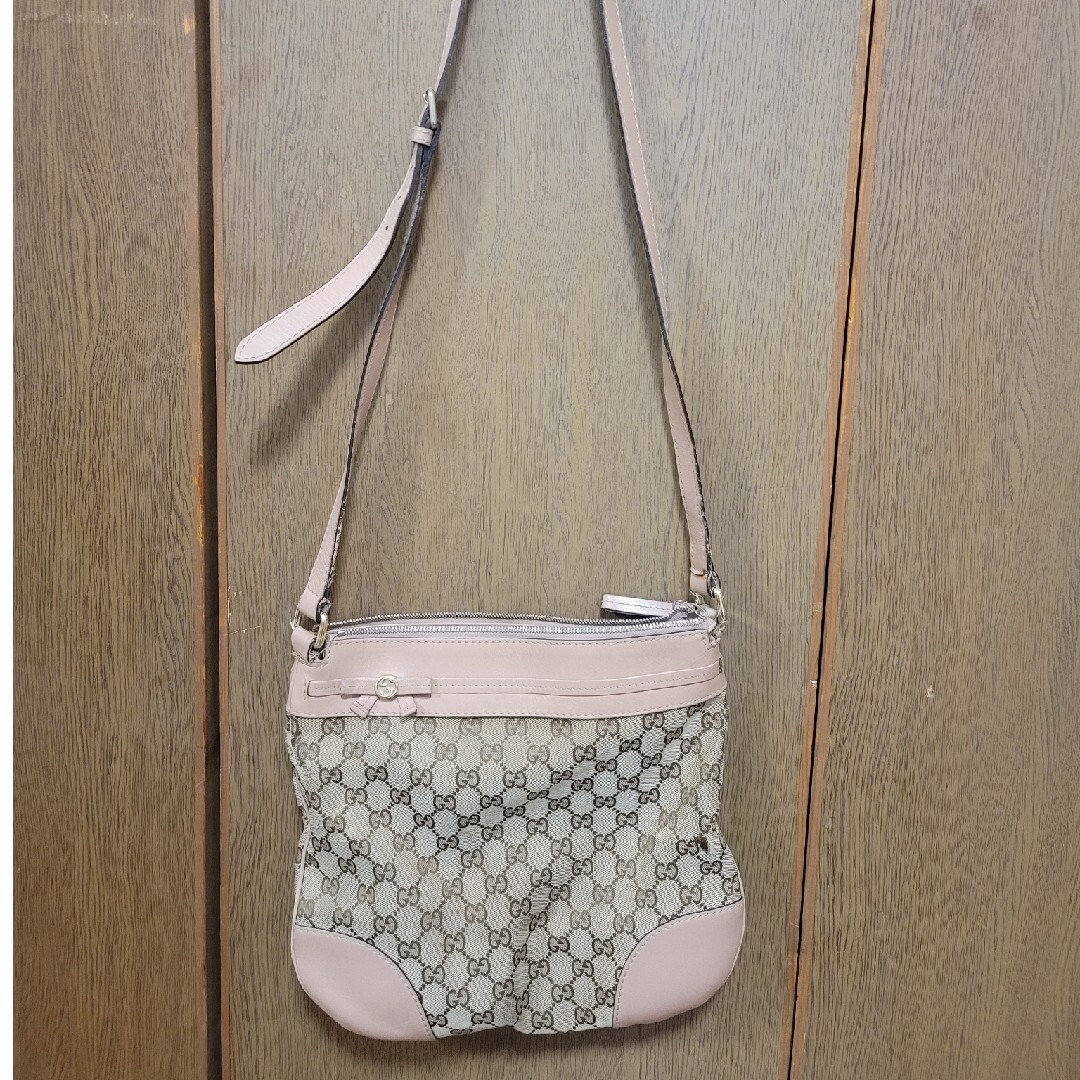 Gucci(グッチ)のグッチGUCCI　プリンシー257065 キャンバス　レディースショルダーバッ レディースのバッグ(ショルダーバッグ)の商品写真