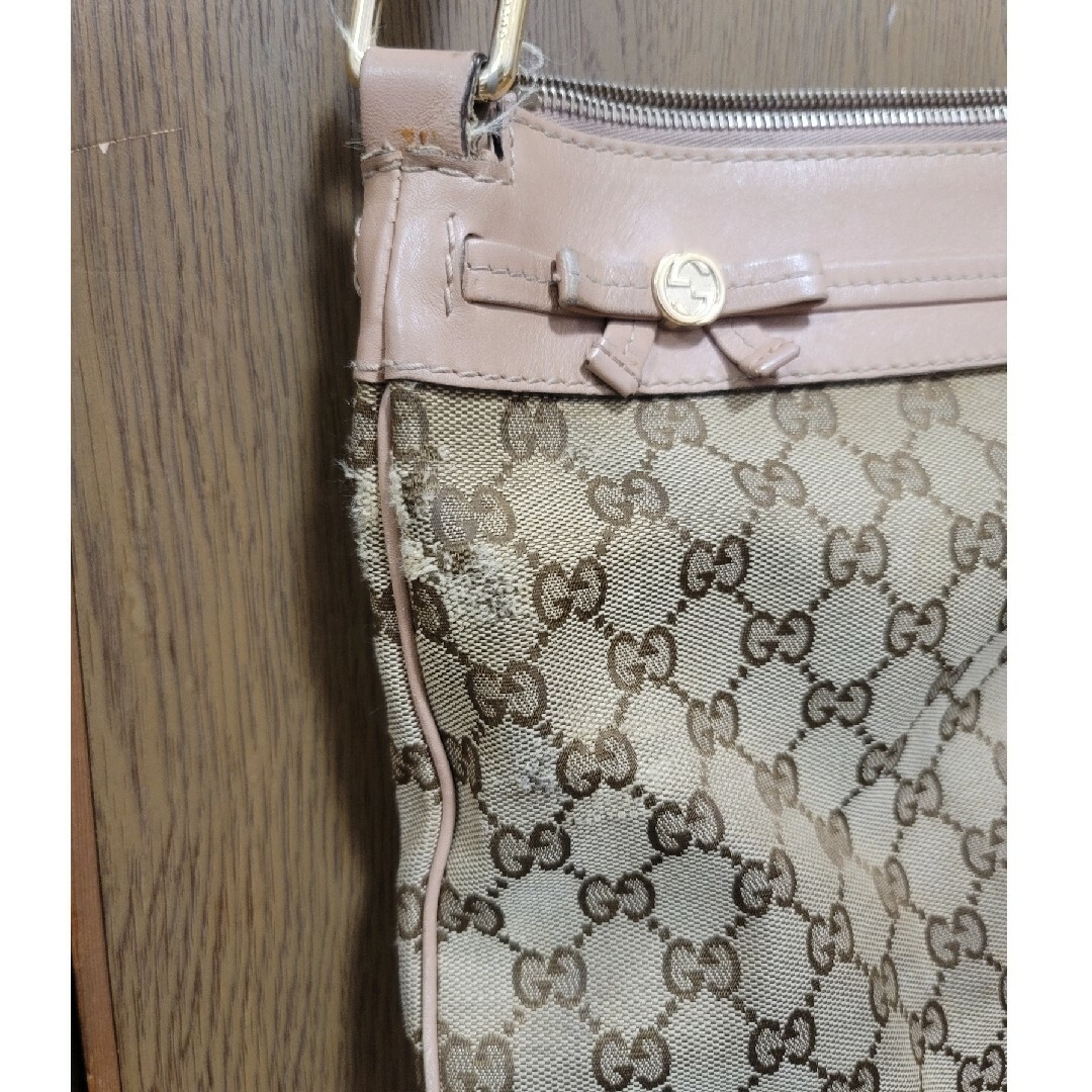 Gucci(グッチ)のグッチGUCCI　プリンシー257065 キャンバス　レディースショルダーバッ レディースのバッグ(ショルダーバッグ)の商品写真