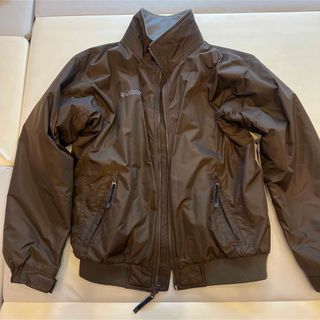 コロンビア ナイロン パーカー ロゴ ベージュ メッシュ 2XL USA