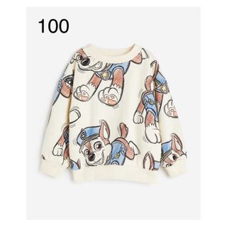 エイチアンドエム(H&M)の新品未開封　パウパトロール　オーバーサイズスウェットシャツ　100-105(ジャケット/上着)