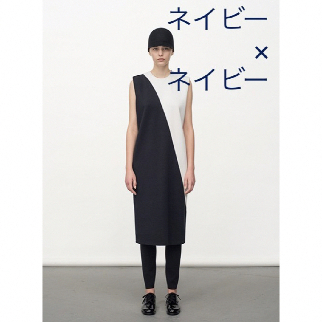 HYKE - 【未着用タグ付】HYKE ニットワンピース　ネイビー　サイズ1