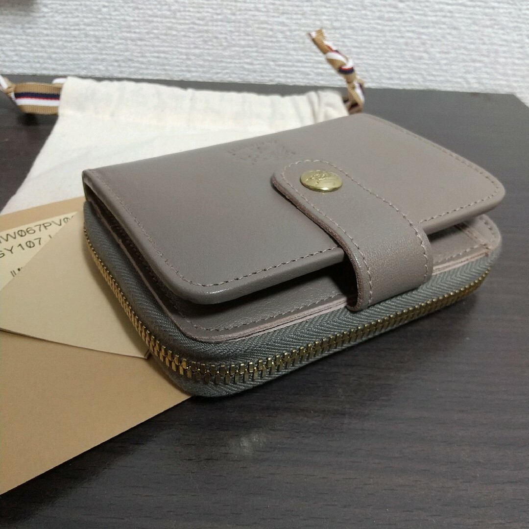 IL BISONTE - 新品 イルビゾンテ 本革 レザー ラウンド ウォレット