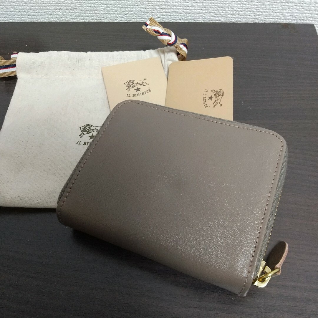 IL BISONTE - 新品 イルビゾンテ 本革 レザー ラウンド ウォレット