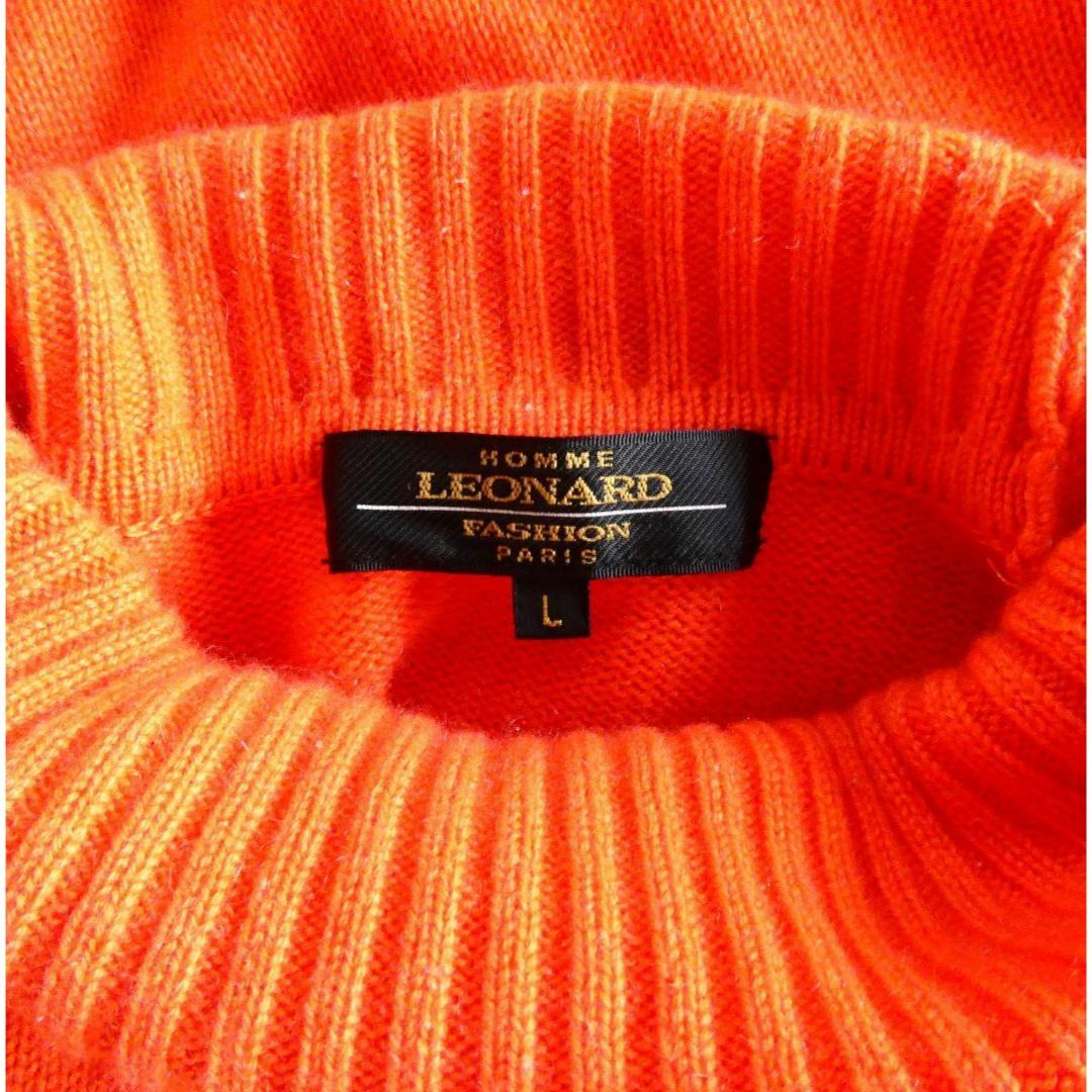 良品 綺麗 LEONARD FASHION カシミヤ100% ニット セーター