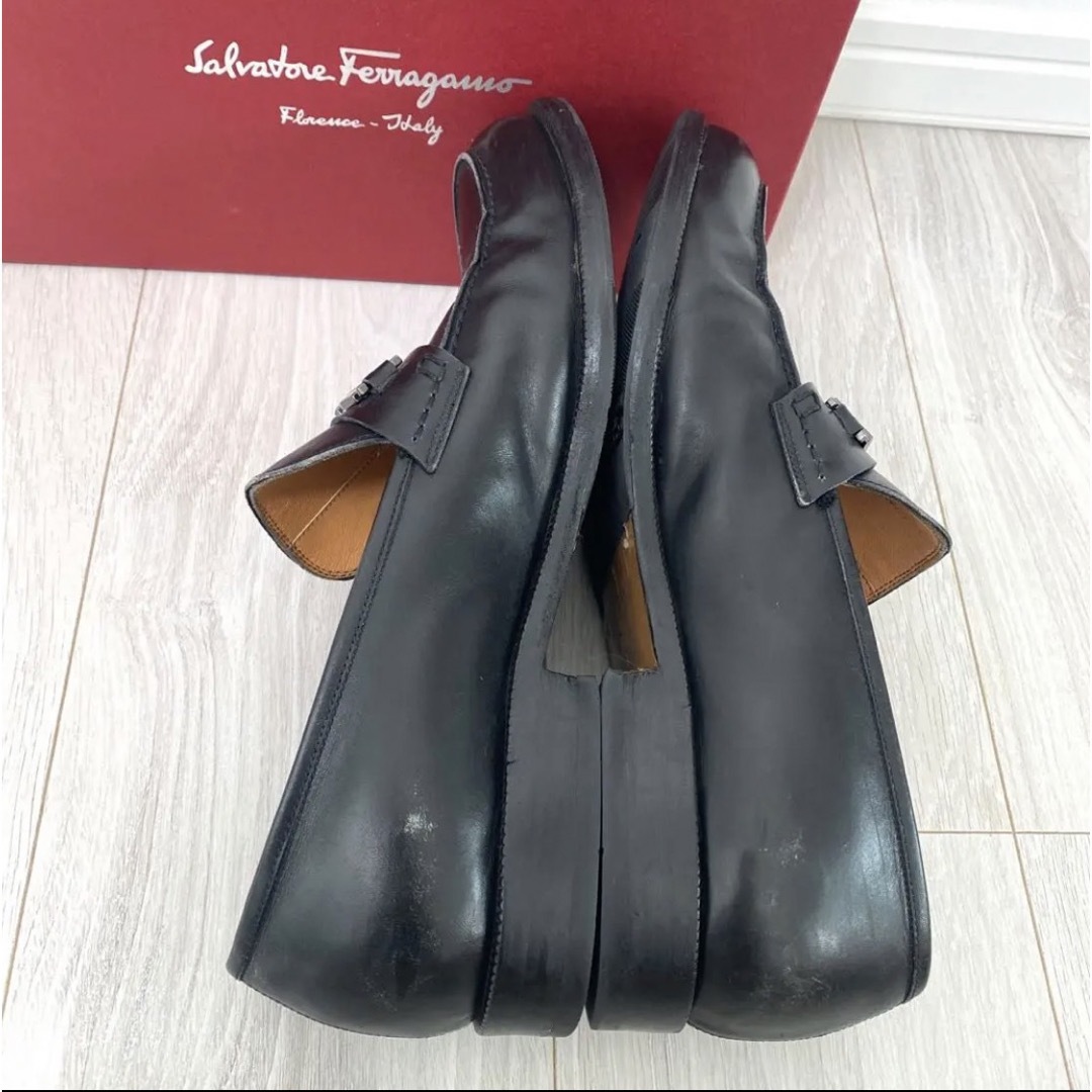 Salvatore Ferragamo - フェラガモ 26.0 革靴 ローファー ブラック