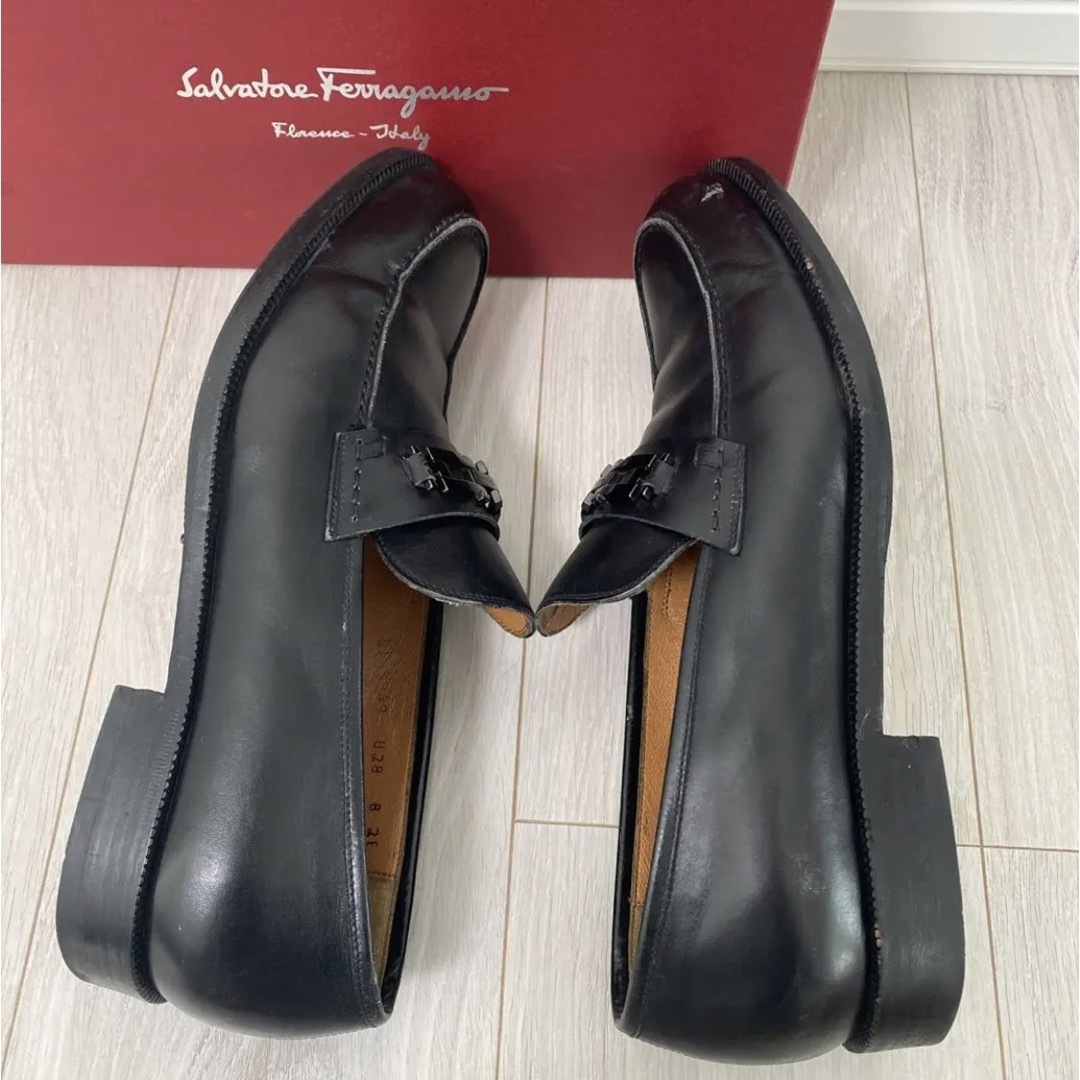 Salvatore Ferragamo   フェラガモ .0 革靴 ローファー ブラック