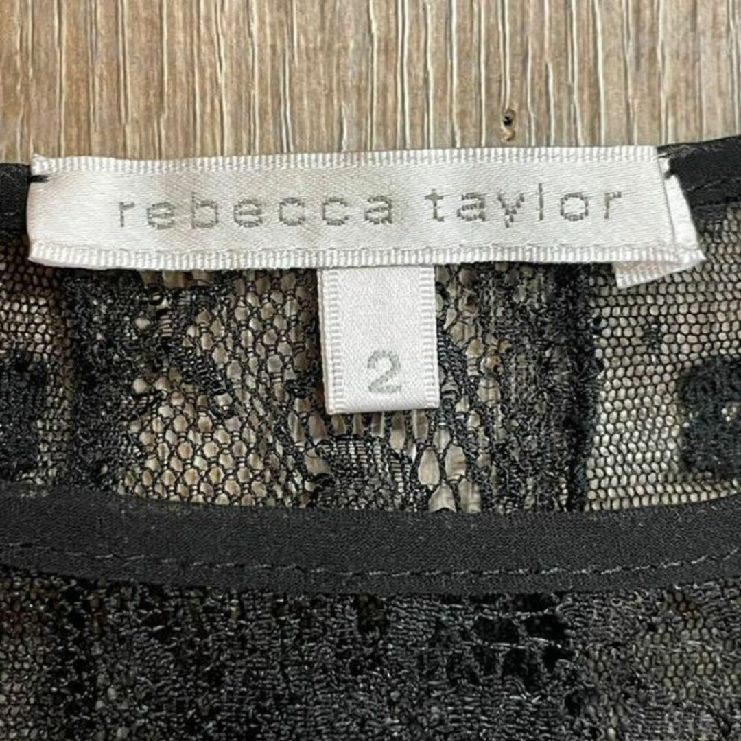 Rebecca Taylor(レベッカテイラー)のrebecca taylor レベッカテイラー　レナウン　チュニック　レース　2 レディースのトップス(チュニック)の商品写真