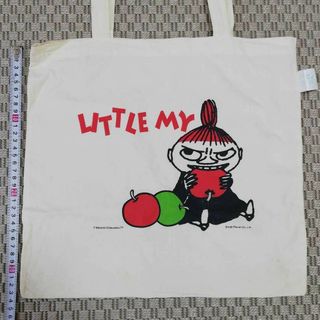 ムーミン(MOOMIN)のムーミン　リトルミイ　スクエアトート　トートバッグ　不織布　トート　ベージュ(エコバッグ)