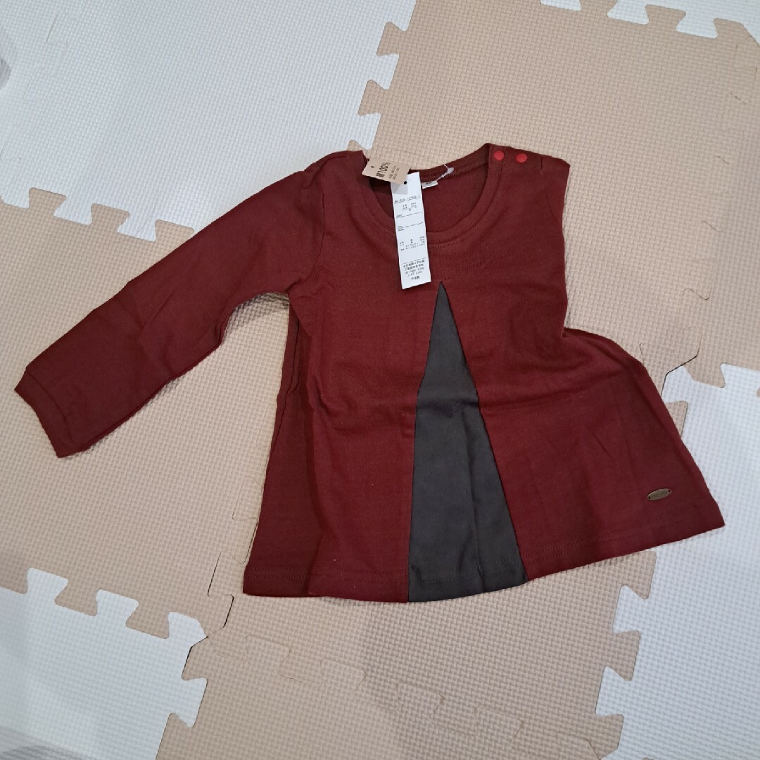 90 長袖 秋服 キッズ/ベビー/マタニティのキッズ服女の子用(90cm~)(Tシャツ/カットソー)の商品写真